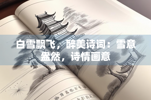 白雪飘飞，醉美诗词：雪意盎然，诗情画意