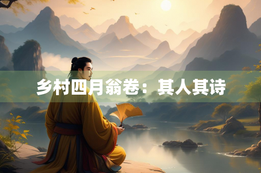 乡村四月翁卷：其人其诗