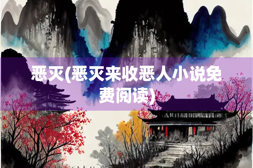 恶灭(恶灭来收恶人小说免费阅读)