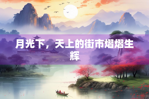 月光下，天上的街市熠熠生辉
