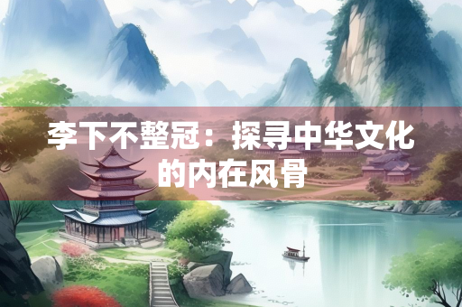 李下不整冠：探寻中华文化的内在风骨
