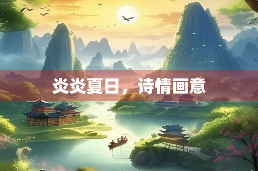 炎炎夏日，诗情画意