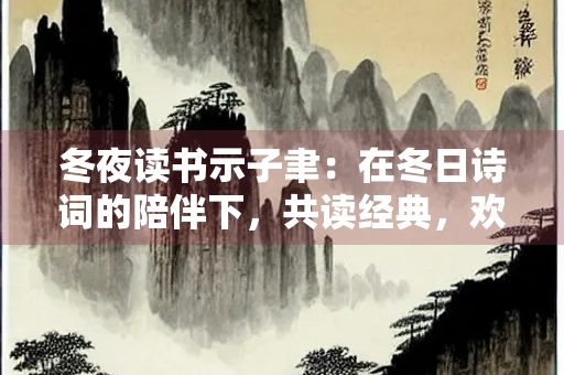 冬夜读书示子聿：在冬日诗词的陪伴下，共读经典，欢度闲暇