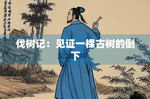 伐树记：见证一棵古树的倒下