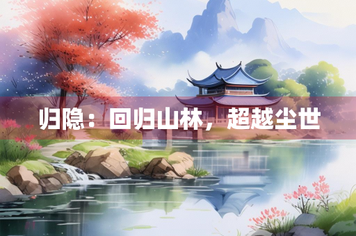 归隐：回归山林，超越尘世