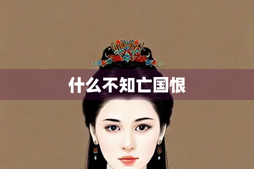 什么不知亡国恨
