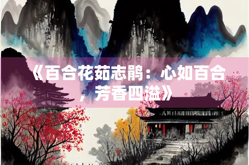 《百合花茹志鹃：心如百合，芳香四溢》