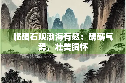 临碣石观渤海有感：磅礴气势，壮美胸怀