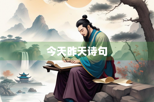 今天昨天诗句