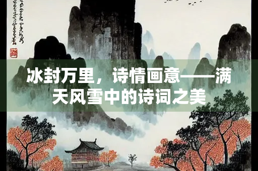 冰封万里，诗情画意——满天风雪中的诗词之美
