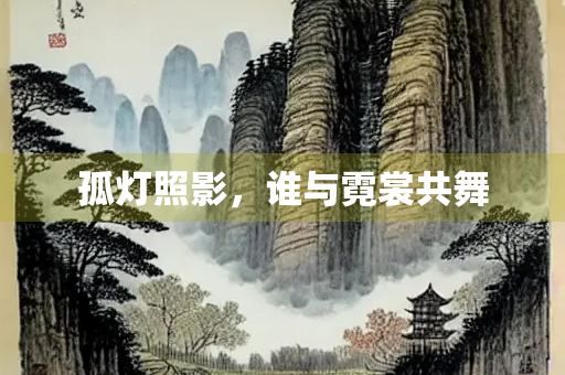孤灯照影，谁与霓裳共舞
