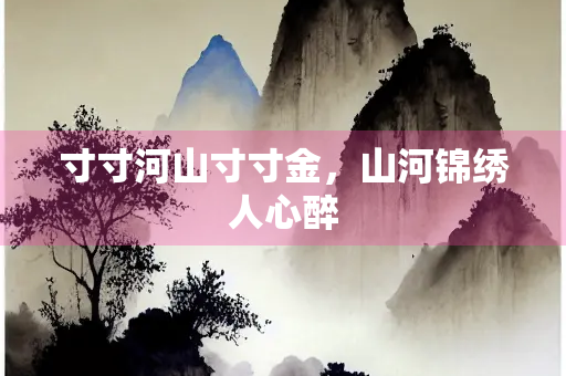 寸寸河山寸寸金，山河锦绣人心醉