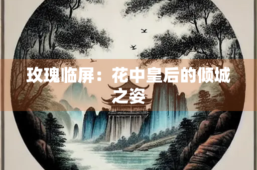 玫瑰临屏：花中皇后的倾城之姿