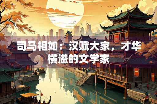 司马相如：汉赋大家，才华横溢的文学家