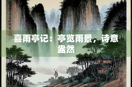 喜雨亭记：亭览雨景，诗意盎然