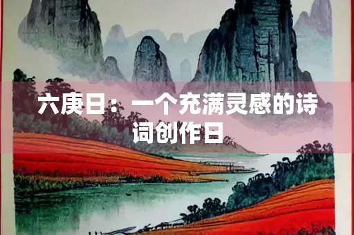 六庚日：一个充满灵感的诗词创作日