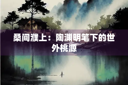 桑间濮上：陶渊明笔下的世外桃源