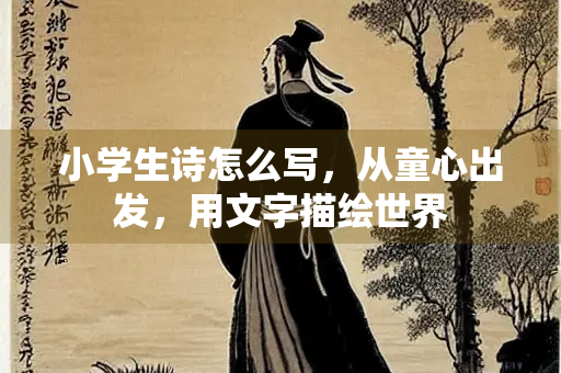 小学生诗怎么写，从童心出发，用文字描绘世界