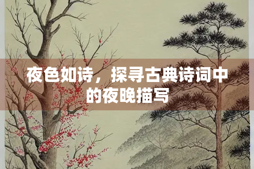 夜色如诗，探寻古典诗词中的夜晚描写