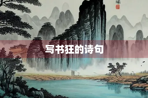 写书狂的诗句