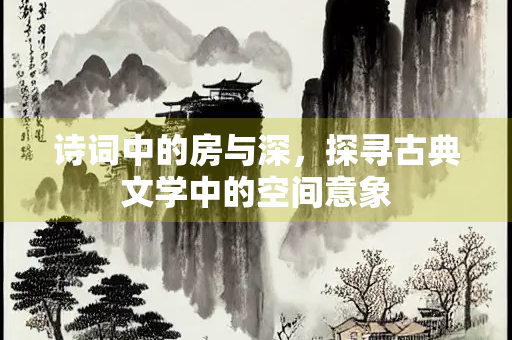 诗词中的房与深，探寻古典文学中的空间意象