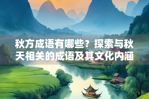 秋方成语有哪些?探索与秋天相关的成语及其文化内涵 秋方成语有哪些?探索与秋天相关的成语及其文化内涵