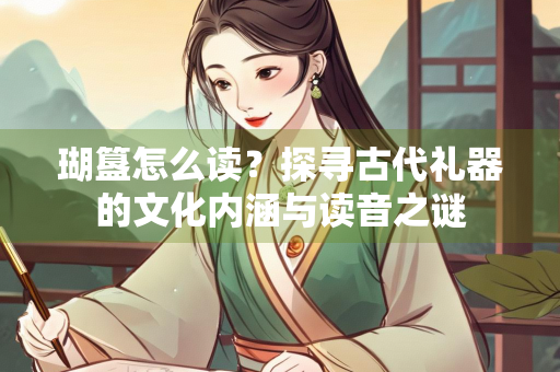 瑚簋怎么读？探寻古代礼器的文化内涵与读音之谜