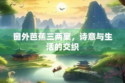 窗外芭蕉三两窠，诗意与生活的交织