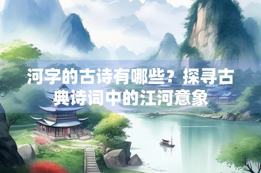 河字的古诗有哪些？探寻古典诗词中的江河意象