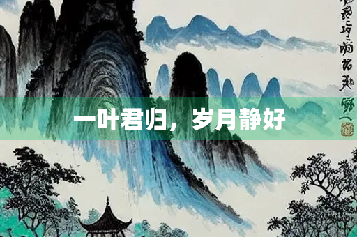 一叶君归，岁月静好