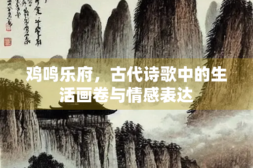 鸡鸣乐府，古代诗歌中的生活画卷与情感表达