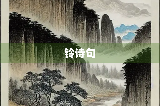 铃诗句