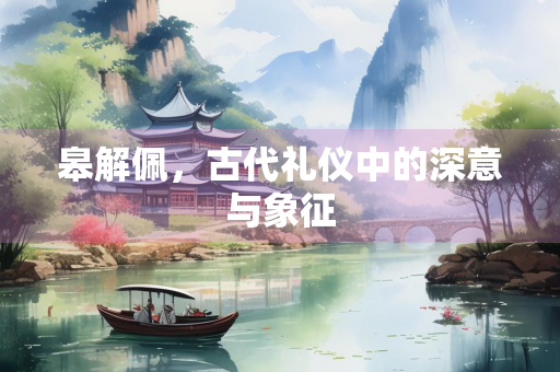 皋解佩，古代礼仪中的深意与象征