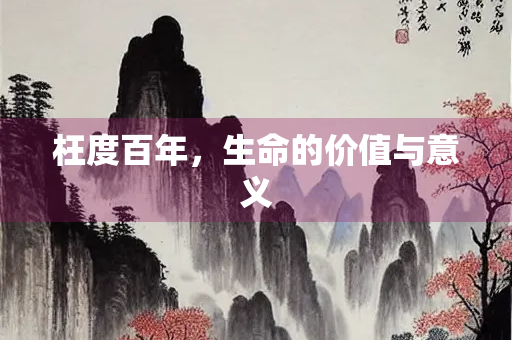 枉度百年，生命的价值与意义