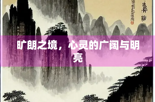 旷朗之境，心灵的广阔与明亮