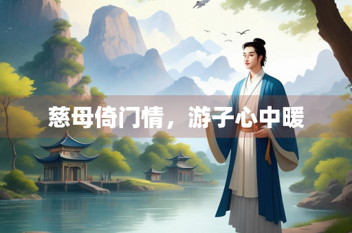 慈母倚门情，游子心中暖