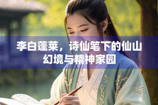 李白蓬莱，诗仙笔下的仙山幻境与精神家园