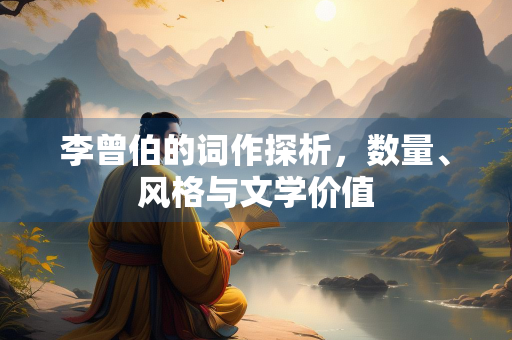李曾伯的词作探析，数量、风格与文学价值