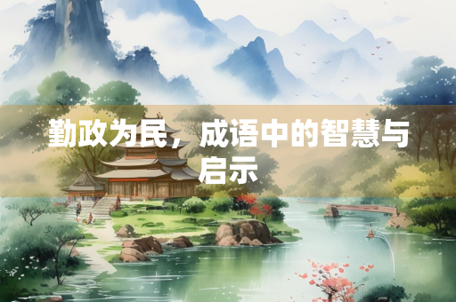 勤政为民，成语中的智慧与启示