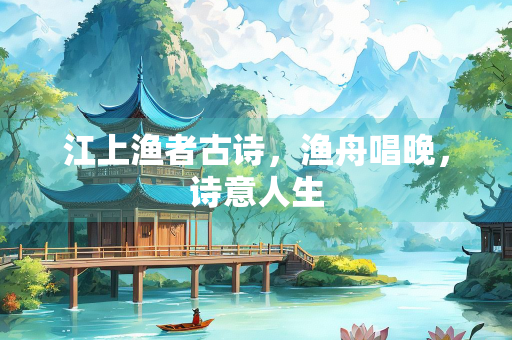 江上渔者古诗,渔舟唱晚,诗意人生 江上渔者古诗,渔舟唱晚,诗意人生