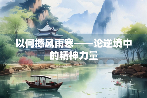 以何撼风雨寒——论逆境中的精神力量