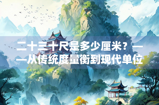 二十三十尺是多少厘米？——从传统度量衡到现代单位的转换与思考