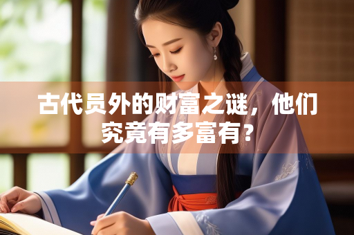 古代员外的财富之谜，他们究竟有多富有？
