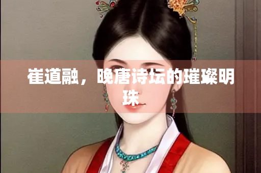 崔道融，晚唐诗坛的璀璨明珠