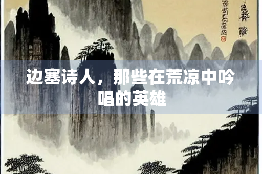 边塞诗人，那些在荒凉中吟唱的英雄