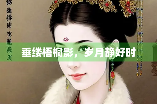 垂缕梧桐影，岁月静好时