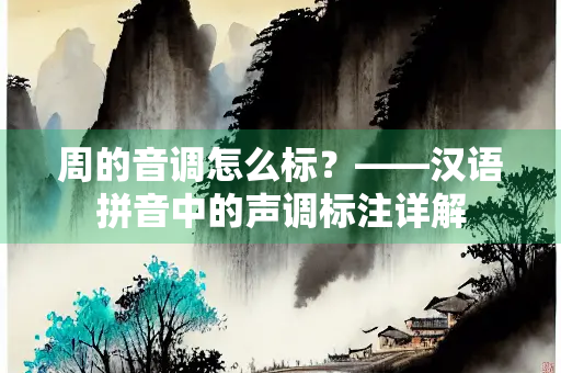 周的音调怎么标？——汉语拼音中的声调标注详解
