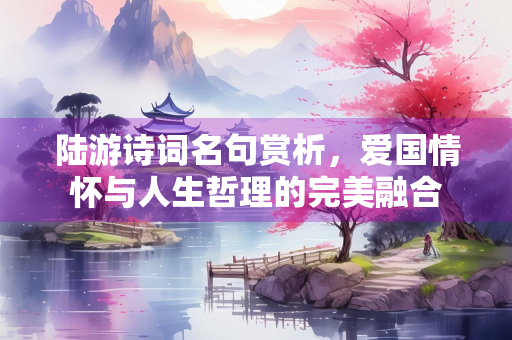 陆游诗词名句赏析，爱国情怀与人生哲理的完美融合
