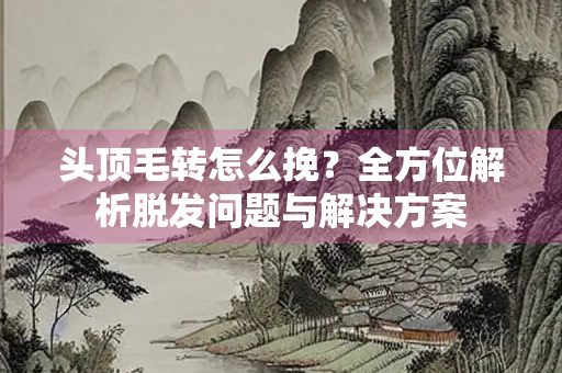 头顶毛转怎么挽？全方位解析脱发问题与解决方案