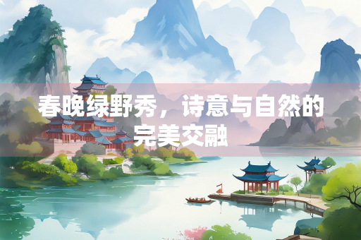春晚绿野秀，诗意与自然的完美交融